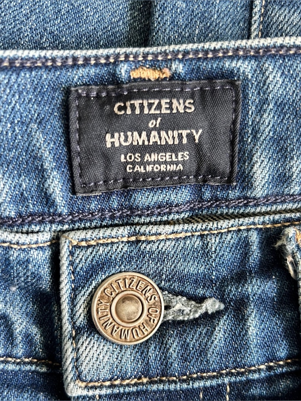 Citizens of Humanity Jeans Olivia Seam High Rise Slim Women 25 Medium Wash - Picture 7 of 15